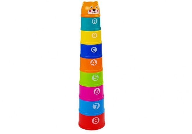 Pyramidenbecher Baby mit Zahlen