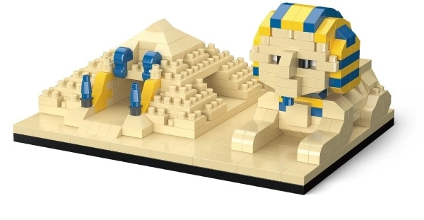 Bausteinset Koco Pyramide und Sphinx aus Kunststoff