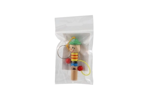 Holzpuppe Pfeife mit Schlaufe