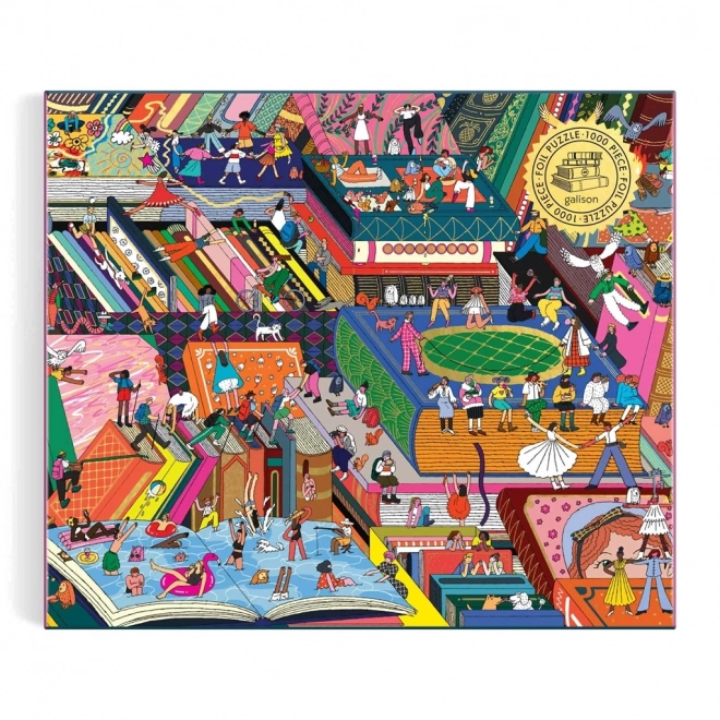 Galison puzzle roman in der nachbarschaft 1000 teile