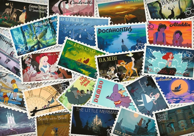 Disney Puzzle Briefmarken 1000 Teile