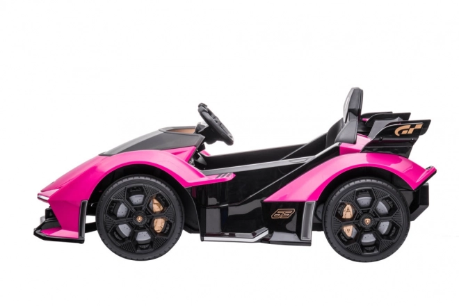 Elektrisches Lamborghini Kinderauto Rosa