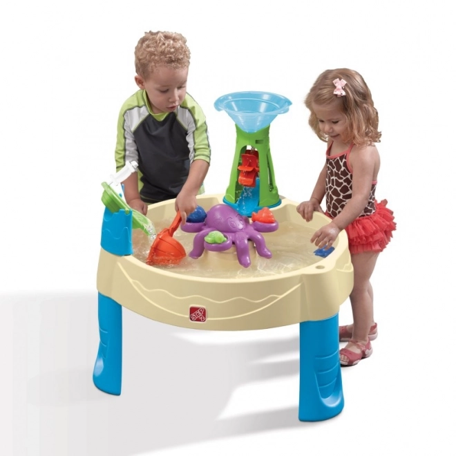 Wasserspiel- und Sandtisch mit Oktopus
