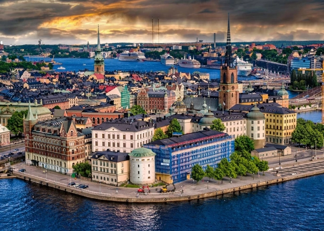 Ravensburger Puzzle 1000 Teile - Skandinavische Stadtansicht