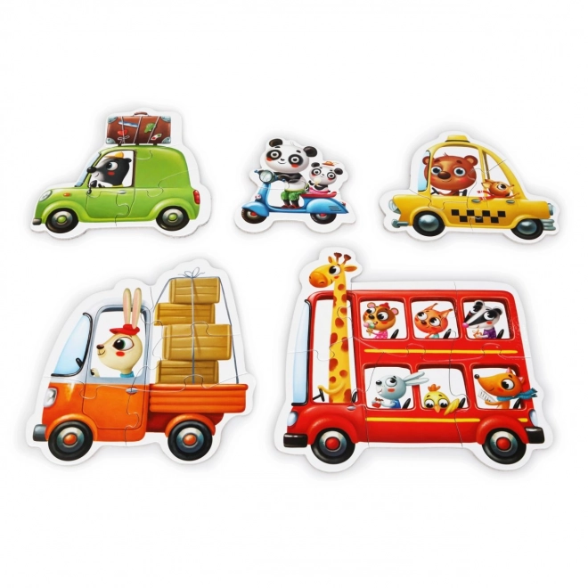 Puzzlika Autos Puzzle Set