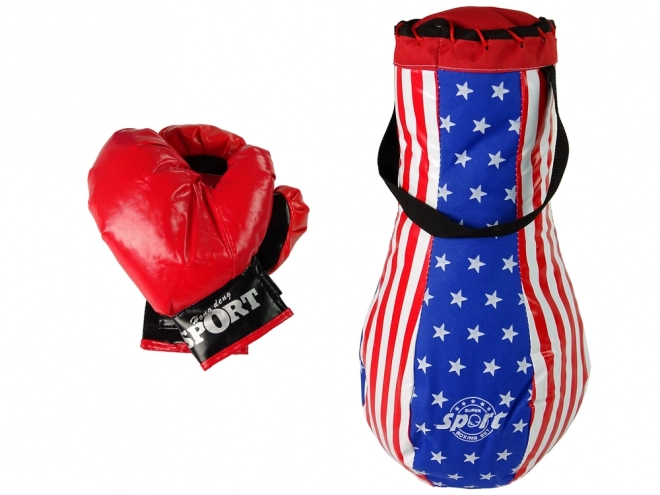 Kinder-Boxset mit Boxsack und Handschuhen