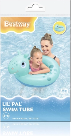 Aufblasbarer Schwimmring Nilpferd Bestway