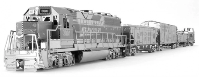 3D-Puzzle Lokomotive und Waggons Deluxe-Set