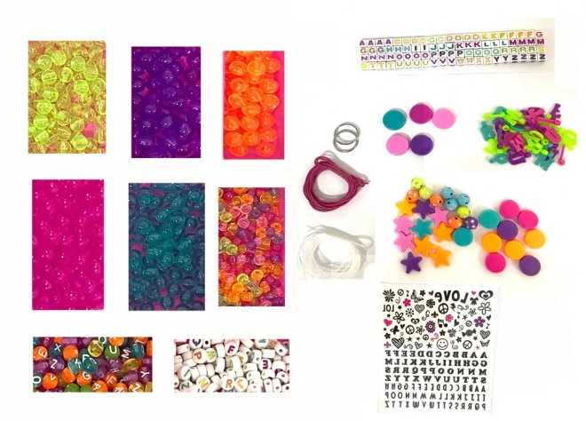 Schmuckset zur Herstellung von Armbändern und Halsketten