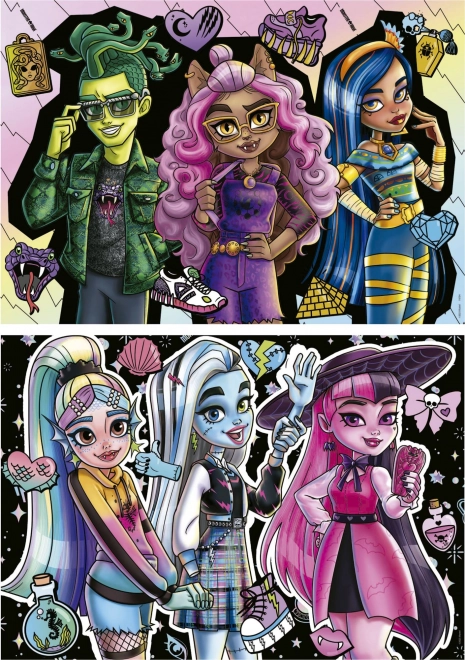 Puzzle Monster High Doppelpack