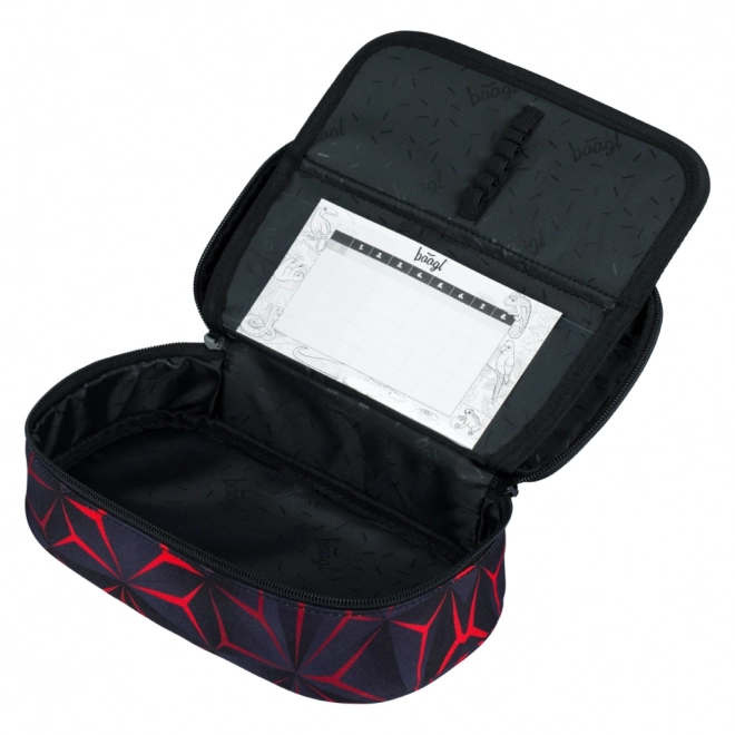BAAGL Kern Roter Polygon Rucksack Set