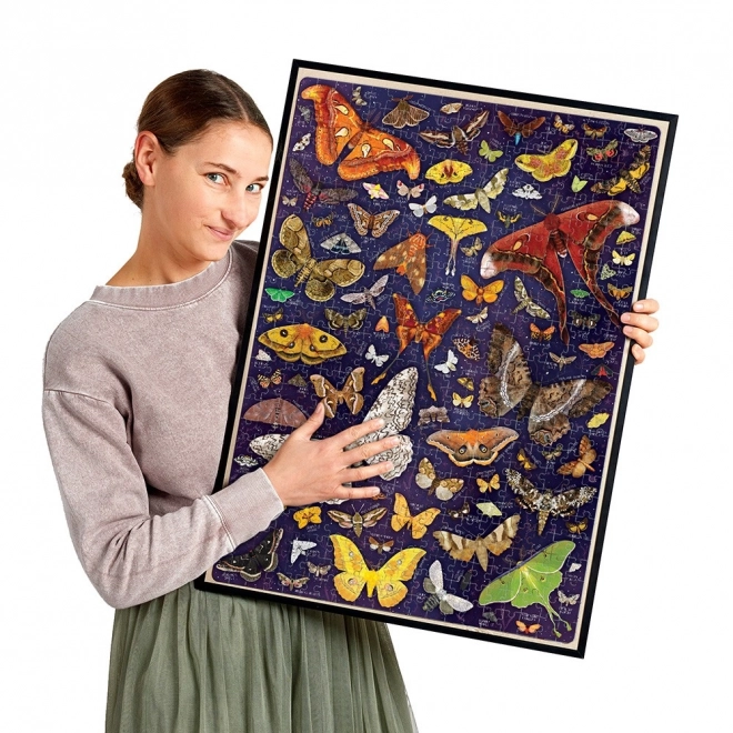 Puzzlove 1000 Teile Nachtfalter Puzzle