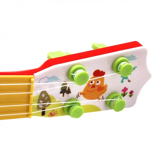 Akustische Kinder Gitarre WOOPIE rot