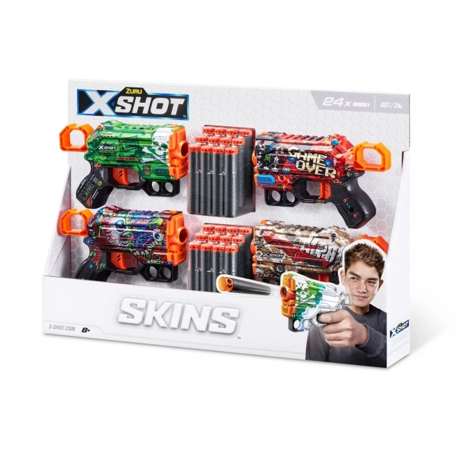 X-Shot Skins Menace Blaster Set