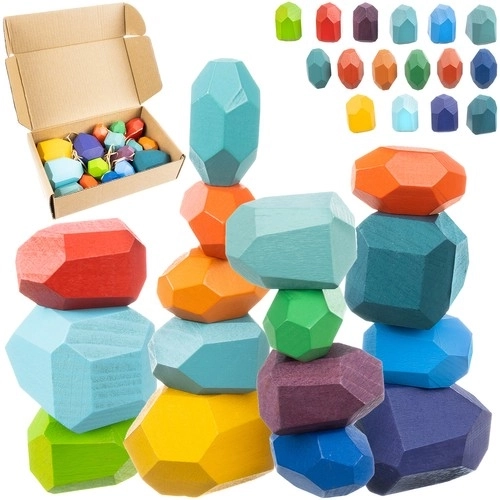 Holzbausteine Set für Kinder