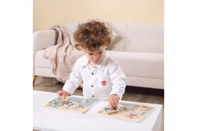 Polar B Puzzle mit Griffen