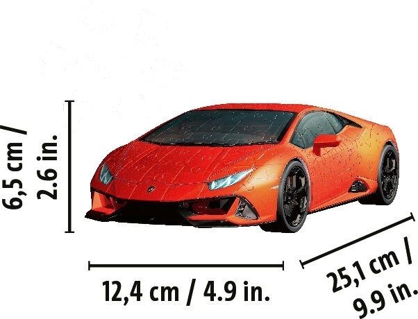 Lamborghini Huracán Evo 3D Puzzle - Grün