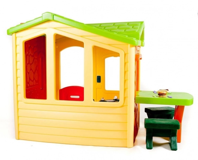 Little Tikes Spielhäuschen mit Terrasse und Glocke