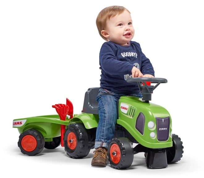 Falk Lauflernwagen Baby Claas mit Anhänger