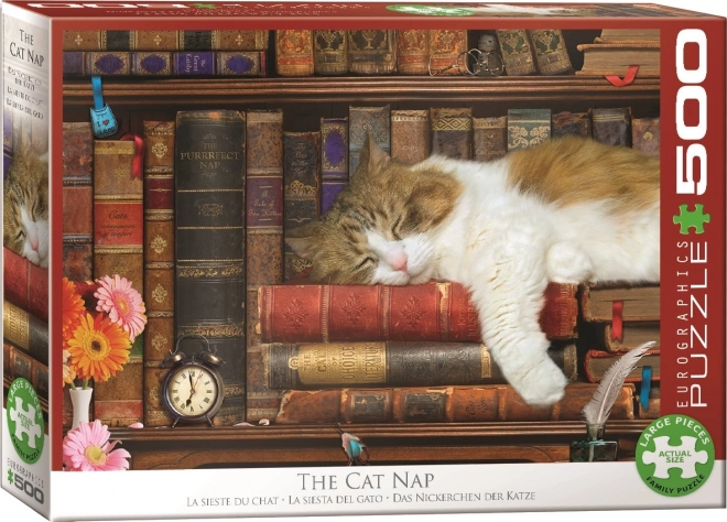 Eurographics Puzzle Katzen-Nickerchen XL 500 Teile