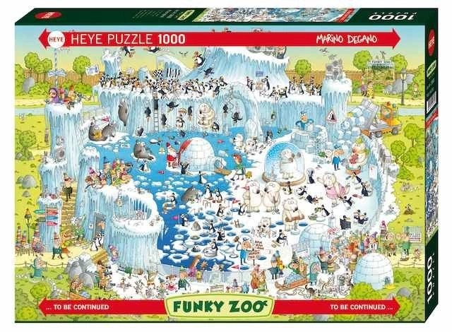 Puzzle Verrückter Zoo Polarexposition 1000 Teile