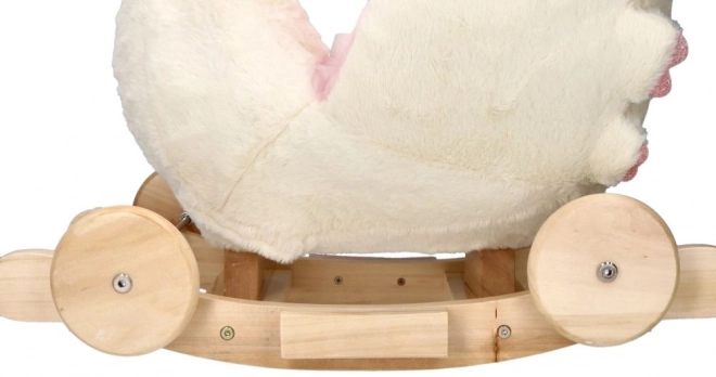 Schaukelstuhl Swan Queen mit Rollen