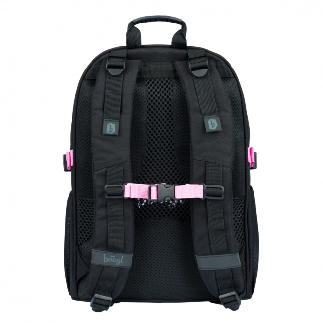 BAAGL SET 3 Core Metallic Holo: Rucksack, Federmäppchen, Beutel