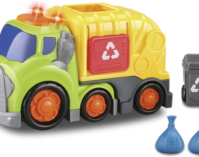 Kiddy Müllwagen mit Effekten 19,5 cm