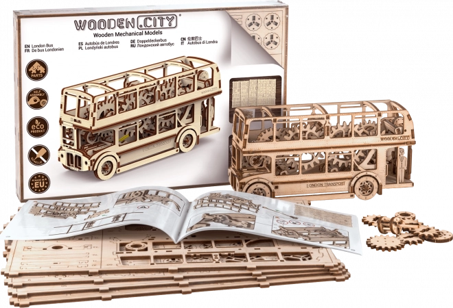 3D Holzpuzzle London Bus