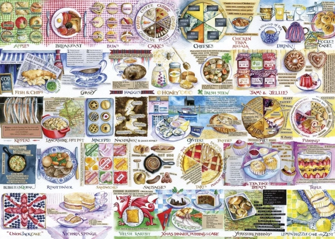 Puzzle Gibsons Pork Pies and Puddings 1000 Teile