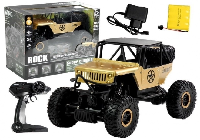 Ferngesteuertes Auto Jeep RC Gold