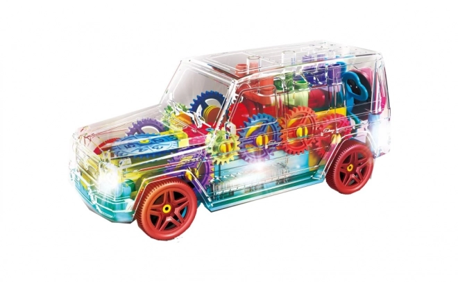 Transparenter Offroad-Spielzeugwagen