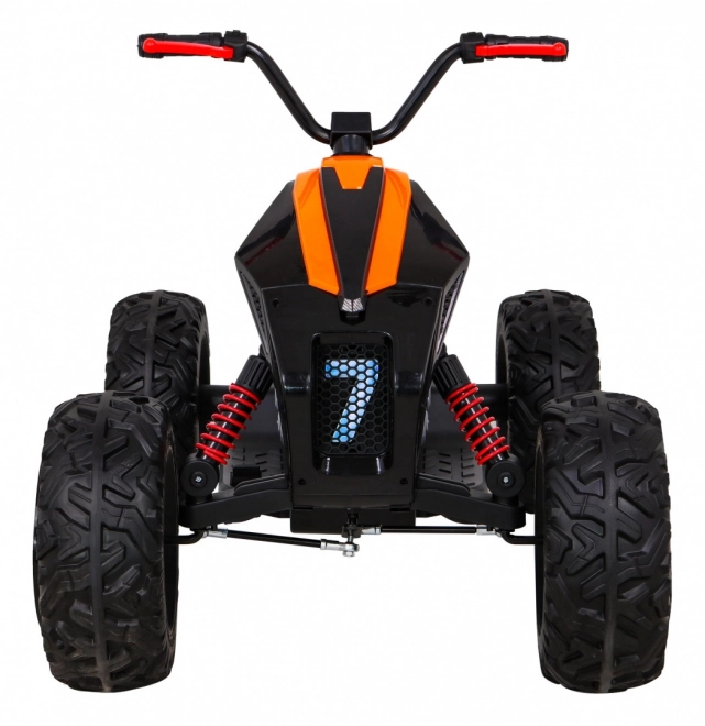 Quad Lucky Seven mit Batterie schwarz + EVA Räder + langsamer Start + LED + MP3 USB
