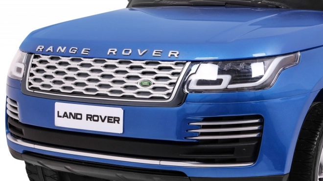 Range Rover HSE Lackiertes Auto für 2 Kinder Blau + Fernbedienung + 5-Punkt-Gurt + Audio-Panel + LED-Licht