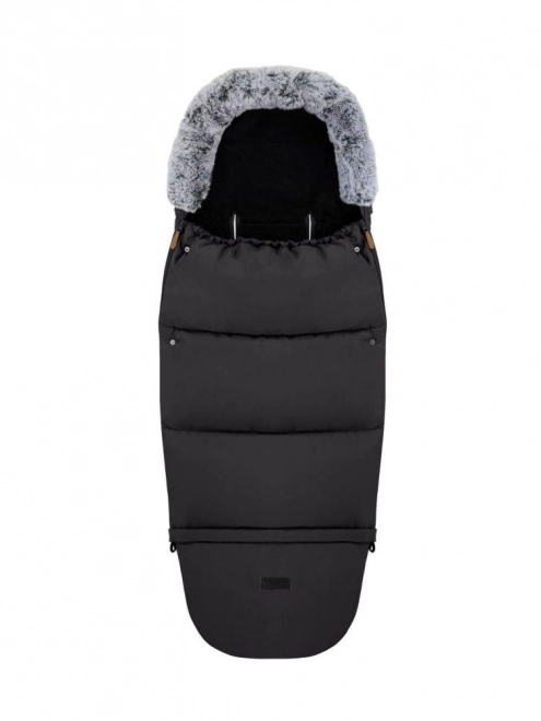 Winterfußsack MoMi 2-in-1 schwarz