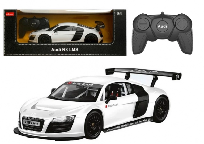 Ferngesteuertes Audi R8 Spielzeugauto Weiß