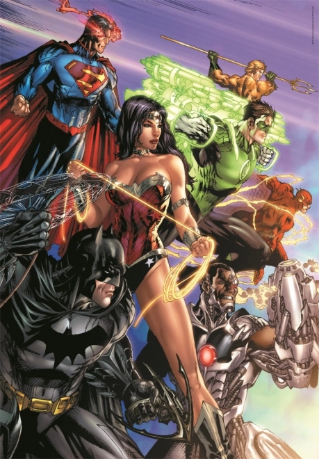 Compact 1000 Teile Puzzle DC Comics Justice League