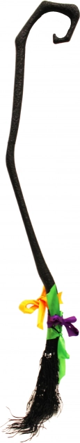 Karneval Zusammenklappbarer Besen 130 cm