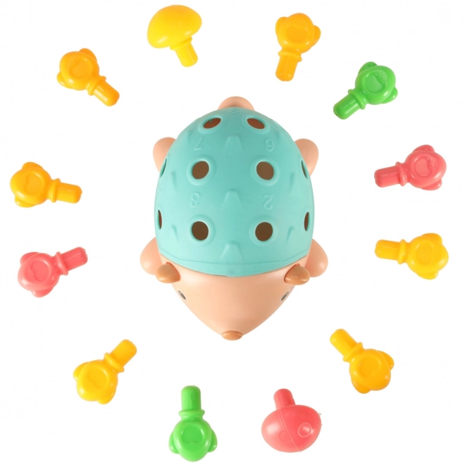 Sensory-Spielzeug Igel Montessori Blau