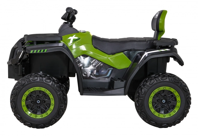 Kinder-Quad XT-Speed Grün + 4x4 + EVA + Langsamer Start + MP3 Radio + LED-Leuchte