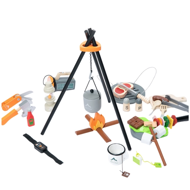 Holz-Camping-Set Für Kinder