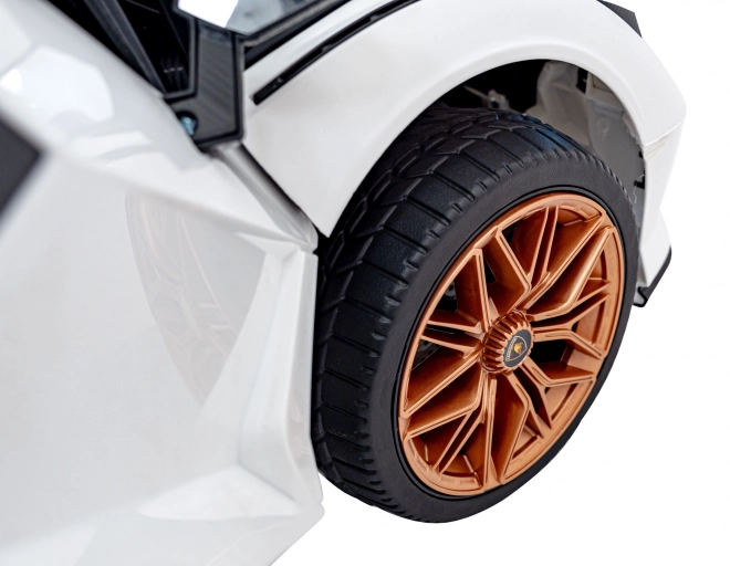 Lamborghini SIAN Kinderauto mit Batterie und Fernbedienung – Weiß