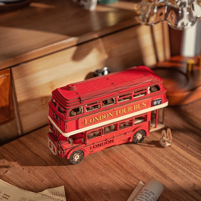 3D Holzpuzzle London Doppeldeckerbus