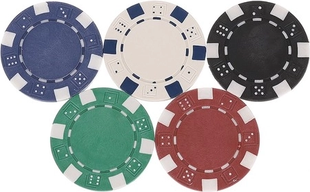 Professionelle Chips mit Metallkern (10 g)