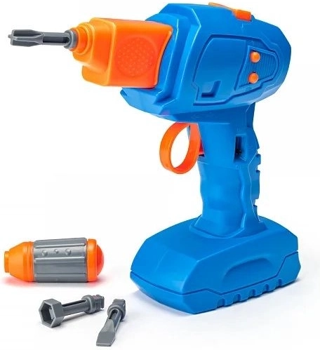 Funktionelle Kinderbohrmaschine mit Aufsätzen