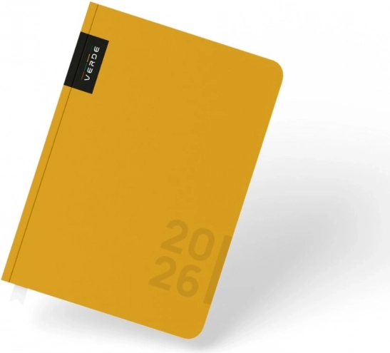 Tagesplaner A5 2026 Verde Senf