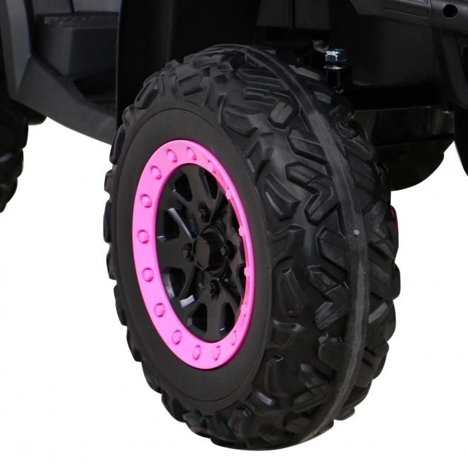 Quad XT-Geschwindigkeit für Kinder Pink + 4x4 + EVA + Langsamer Start + MP3-Radio + LED-Diode
