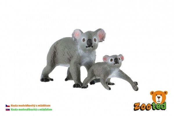 Koala Mutter mit Jungtier Figuren Set