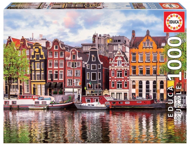 EDUCA Puzzle Tanzende Häuser, Amsterdam 1000 Teile