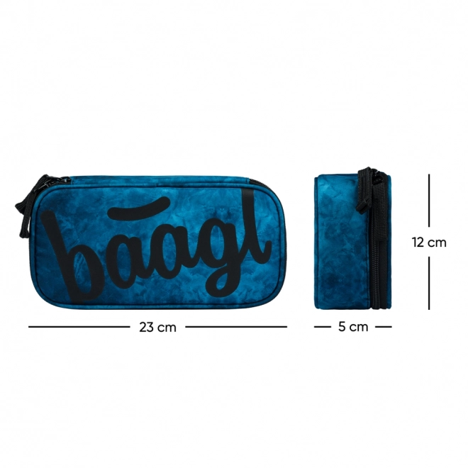 Baagl 3er Set: Rucksack, Federmäppchen und Beutel Ocean